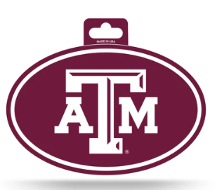 Texas A&M Full Color Oval Sticker