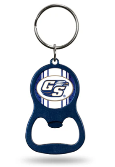 Georgia Southern Eagles Metal Keychain - Beverage Bottle Opener With Key Ring