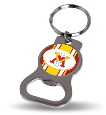 Virginia Military Institute Keydets Metal Keychain - Beverage Bottle Opener With Key Ring