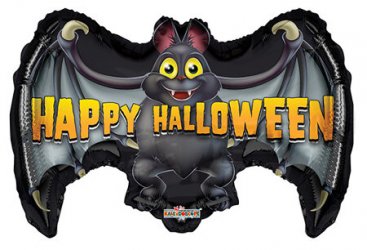 Jumbo 24" Happy Halloween Bat