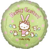 18" Hello Kitty Happy Easter Balloon