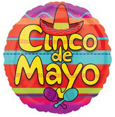 18" Cinco de Mayo Celebration Balloon