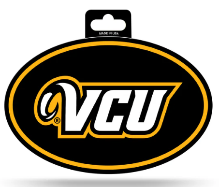 Virginia Commonwealth University Full Color Oval Sticker