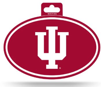 Indiana University Full Color Oval Sticker