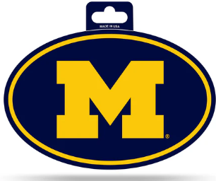 Michigan Full Color Oval Sticker