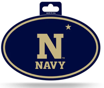 Us Naval Academy Full Color Oval Sticker