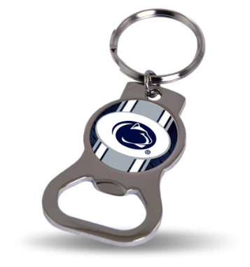 Penn State Nittany Lions Metal Keychain - Beverage Bottle Opener With Key Ring